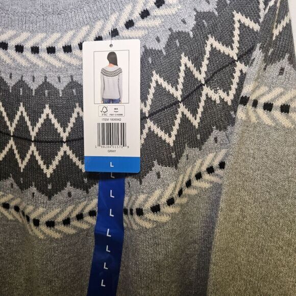 Weatherproof Vintage Gray Ladies Sweater Size Large / New With Tags - Picture 4 of 6